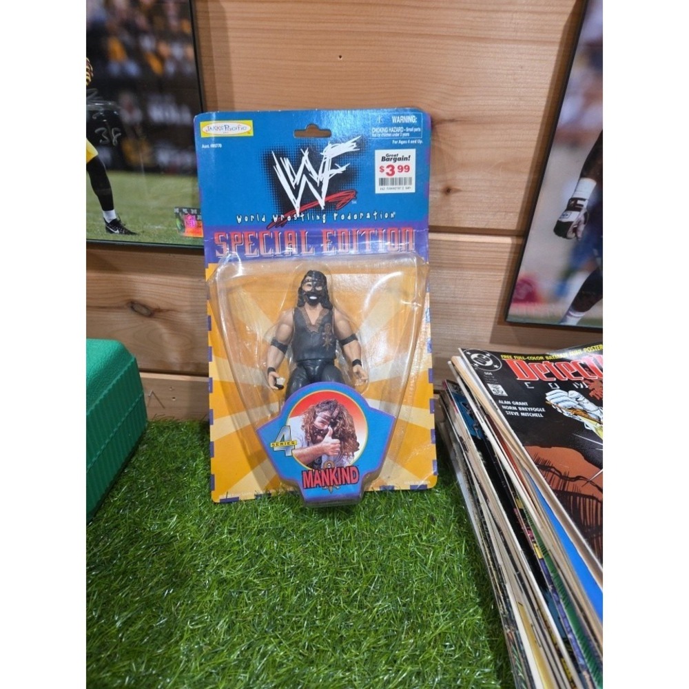 wwf‎ mankind action figure